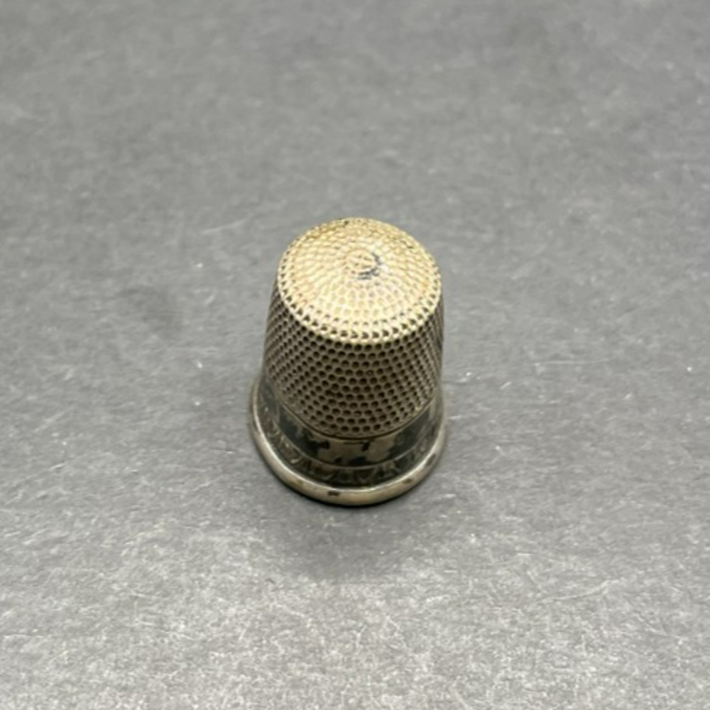 Vintage Sterling Silver Sewing Thimble Collectible Hand Sewing Tailor Tool